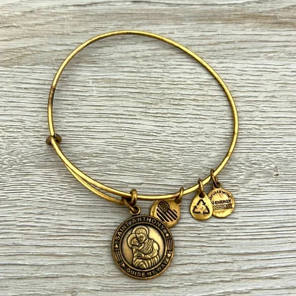 Alex and Ani Jewelry Alex And Ani Gold Tone St Saint Anthony
